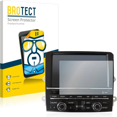 Afbeelding van BROTECT Screenprotector voor Porsche Carrera 991 2012 PCM 3.1 Folie Beschermfolie transparant (2 Stuks)