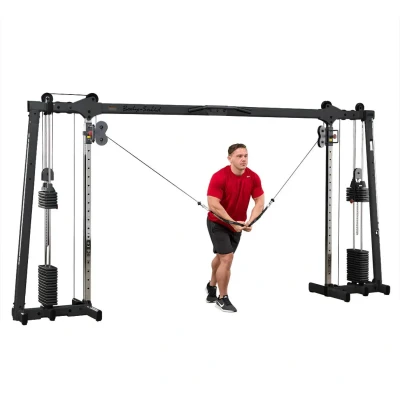 Afbeelding van Body Solid GDCC250B Cable Crossover Zwart Staal