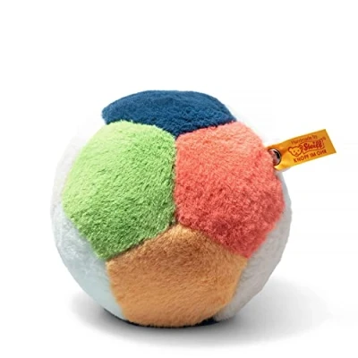Afbeelding van Steiff pluche ball with musical toy, multicoloured 13 cm.