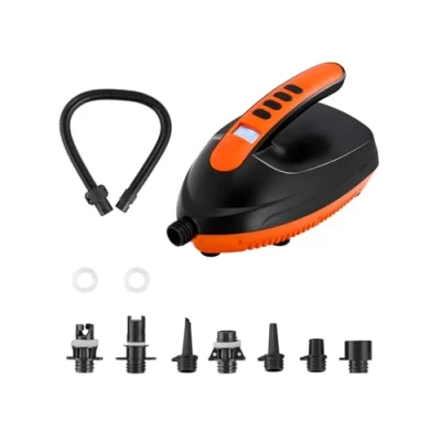Image de VEVOR Pompe à Air pour Paddle Board SUP 20 psi avec Connecteur Allume Cigare