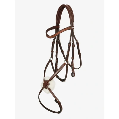 Image de LeMieux Bride mexicaine Arika Grackle Havane/Argent Cob