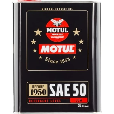 Afbeelding van Motul Classic Oil SAE 50 2L Motorolie 104510