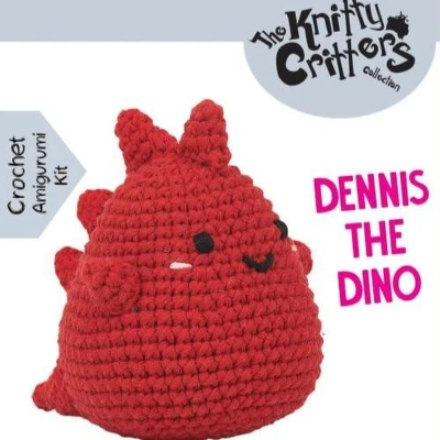 Afbeelding van Crochet Kit Pouch Pals Dennis The Dino