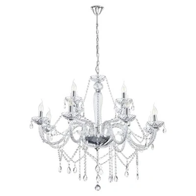 Afbeelding van EGLO Basilano 1 Hanglamp E14 Ø 100 cm Chroom
