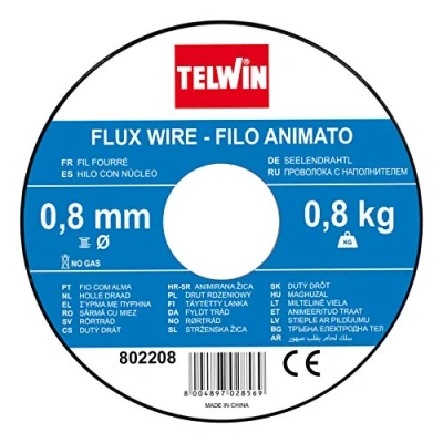 Afbeelding van TELWIN Lasdraad gasloos FLUX CORED WIRE COIL 0,8 MM KG