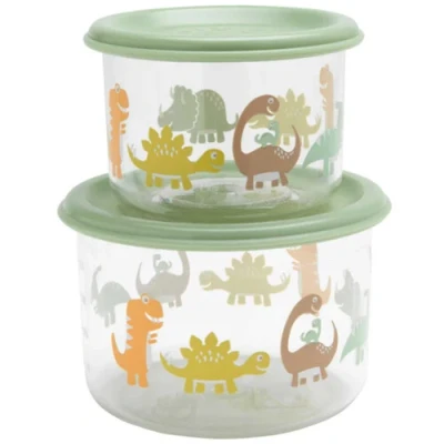 Afbeelding van Sugarbooger snackdoosjes good lunch baby dinosaur small 2st