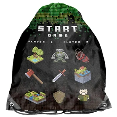 Afbeelding van Paso Sporttas voor kinderen, 36 x 32 cm, Craft Gaming, zwart, L, zwart.
