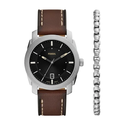 Afbeelding van Fossil Traditional Horloge, Heren, Maat: One Size, Brown