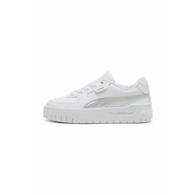 Afbeelding van Puma Sneakers laag voor kinderen, Maat: 38.5, White silver Textiel/ synthetisch