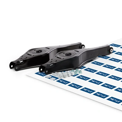 Afbeelding van MEYLE 116 050 0222 Voorwiel/Achterwiel ophanging Achteras rechts, links, Onder VOLKSWAGEN: Eos, Scirocco III, Passat B6 Saloon