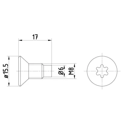 Afbeelding van Schroef, remschijf TEXTAR TPM0004