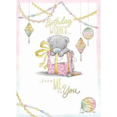 Afbeelding van Me To You Tatty Teddy verjaardagskaart met groot cadeau, officiële collectie