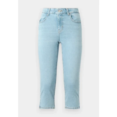 Afbeelding van Only Jeans Onlblush Mw Slit Capri Dnm Pim Noos 15344812 Light Blue Denim Dames Maat M