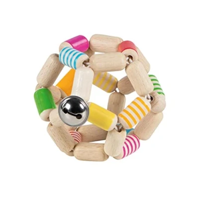 Afbeelding van Goki Touch ring elastic ball, striped Ø= 7 cm