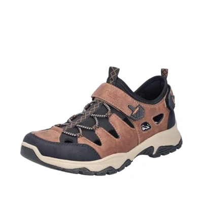 Afbeelding van Rieker Sandals, Mannen, Bruin, Sandalen, maat: 42