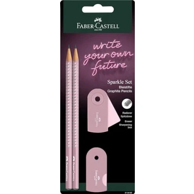 Afbeelding van Sparkle Faber Castell Grip set rose shadows