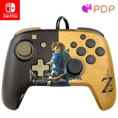Afbeelding van PDP 500 134 EU C6LI 1 Controller Nintendo Switch Zwart, Brons