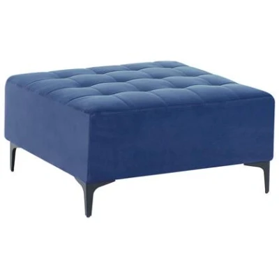 Afbeelding van Ottomaan ABERDEEN Fluweel Blauw