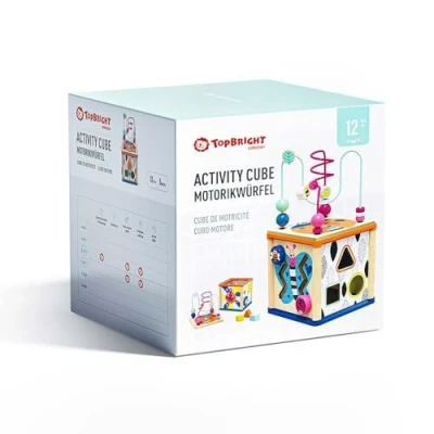 Afbeelding van Topbright Houten Activiteitenkubus TB 121093