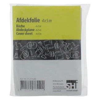 Afbeelding van Afdekfolie 4 x 5 meter (Transparant, HDPE)
