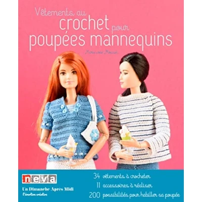 Afbeelding van VETEMENTS AU CROCHET POUR POUPEES MANNEQUINS