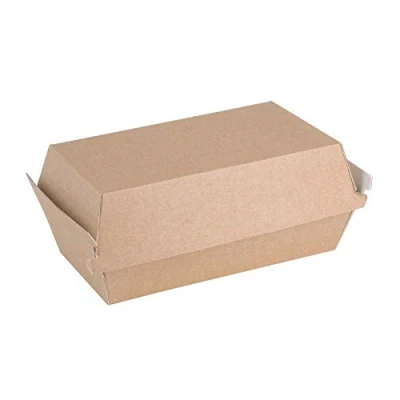 Afbeelding van Fiesta Green FB666 composteerbare voedseldozen van kraftpapier, 85 x 172 92 mm, 200 stuks