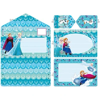Afbeelding van Disney Anna en Elsa set van 5 borduurkaarten
