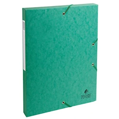 Afbeelding van Exacompta elastobox Exabox groen, rug van 2,5 cm