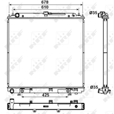 Afbeelding van Radiateur NRF 53179