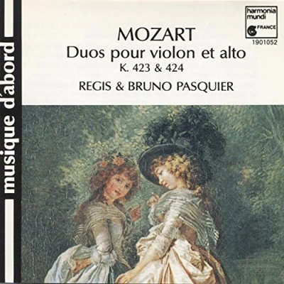 Afbeelding van Mozart: Duos pour violon et alto / Regis &amp; Bruno Pasquier