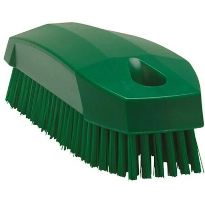 Image de VIKAN 64402 brosse à ongles S, 130 mm, polyester, dure, verte 6440/2