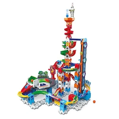 Image de Construction circuit bille Vtech Marble Rush Super Sky Tower Set XL300E