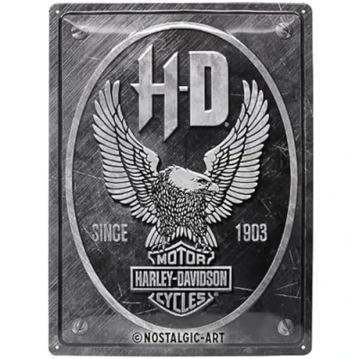 Afbeelding van Harley Davidson Eagle Metalen Bord 30 x 40 cm