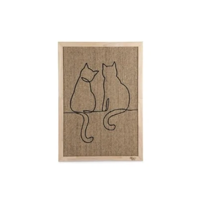 Afbeelding van Designed by Lotte Krabplank Hout Poezels 70 x 50 2 cm