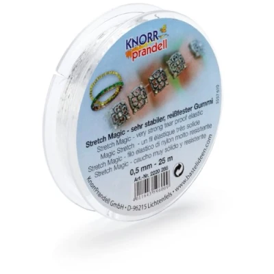 Image de Gã?termann knorrprandell stretch magic 2220286 elastic band 0.5 mm 25 m roll toycentre
