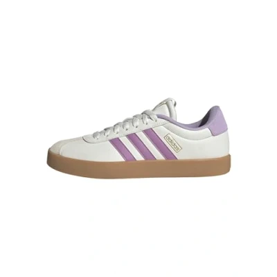 Image de adidas Femme VL COURT 3.0 SHOES, core white/preloved purple/powder plum, 38 2/3 EU