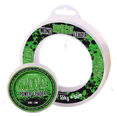 Afbeelding van Madcat POWER LEADER 15M 0.80MM 80KG 178LBS BROWN