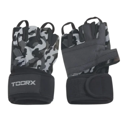 Afbeelding van Toorx Fitness Fitnesshandschoenen Kunstleer Camouflage M