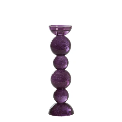 Afbeelding van Light &amp; Living Kandelaar ITINGA Ø9.5x34cm Paars