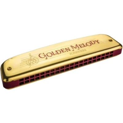 Afbeelding van Hohner golden melody 40tonen Tremolo mondharmonica