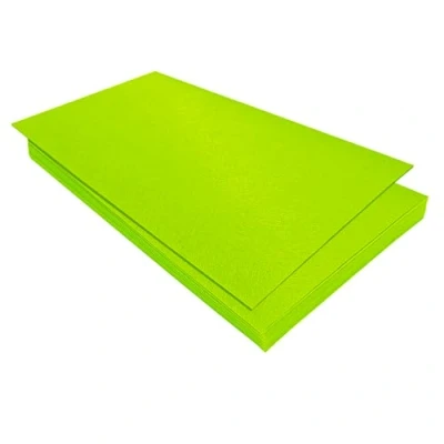 Afbeelding van Jtnohx 11 stuks harde viltvellen 17,78 x 28,7 cm om te knutselen, vierkant vilt naaien, lindegroen