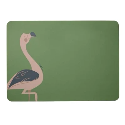 Afbeelding van ASA Fiona Flamingo Placemat 33 X 46 Cm Groen