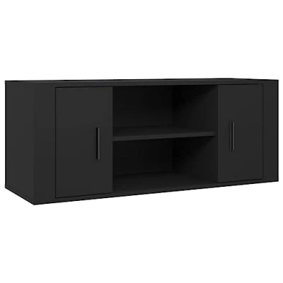 Afbeelding van vidaXL TV kast, 100 x 35 40 cm, zwart