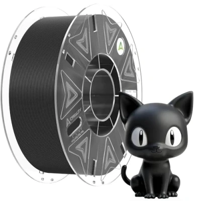 Afbeelding van Creality Officieel Hyper PLA filament zwart, 1 kg voor 3D printer met hoge snelheid, duurzaam, glad, verouderde prestaties, maatnauwkeurigheid +/ 0,03 mm, 2,2 lbs/spoel