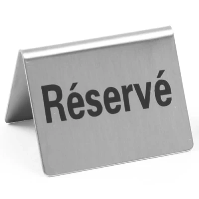Afbeelding van Tafelstandaard Gereserveerd 4 St. HENDI Réservé 50x35x(H)40mm 663936