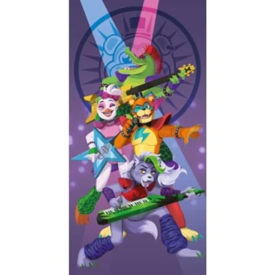 Afbeelding van Five Nights at Freddy&#039;s Strandlaken 70 x 140 cm Katoen