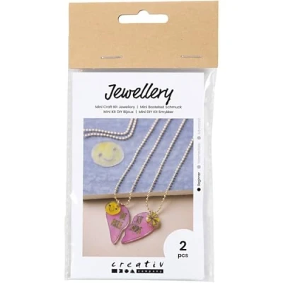 Afbeelding van Creativ Company CC Mini Hobbyset Sieraden Vriendschapskettingen Krimpfolie