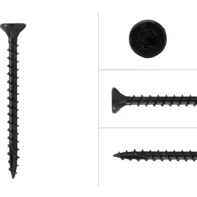 Afbeelding van Wovar Hardhoutschroeven Zwart ARcoating 4 x 40 mm Doos 200 stuks
