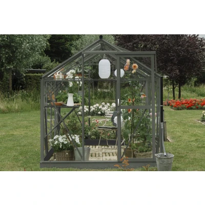 Afbeelding van Tuinkas Mary IV 212x430 cm Groengrijs