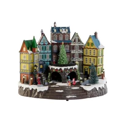 Afbeelding van Kerstversiering DKD Home Decor Multicolour Muzikaal 40 x 26 32,5 cm